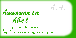 annamaria abel business card